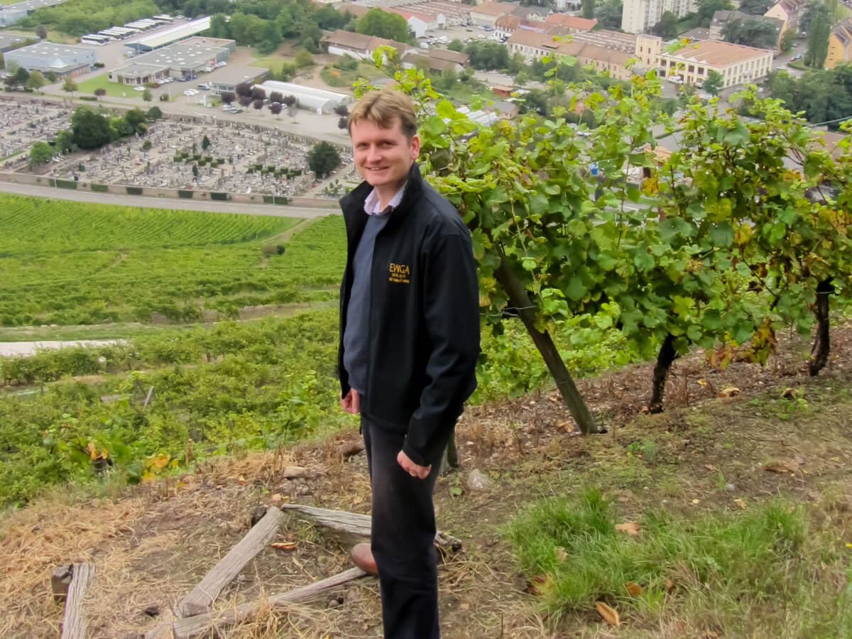 A picture of Craig on a trip to Alsace in 2012.