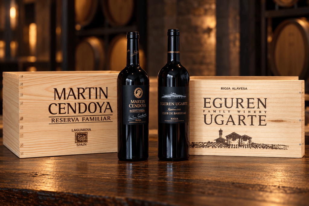 Luxury Rioja Pair in Wooden Cases